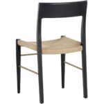 Bondi Dining Chair - Black 106688 106688 BONDI DINING CHAIR BLACK NATURAL 3