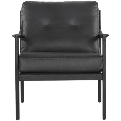 Gilmore Lounge Chair - Black - Black Leather 11 Gilmore Lounge Chair - Black - Black Leather 106691 106691 GILMORE LOUNGE CHAIR BLACK LEATHER 1