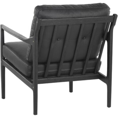Gilmore Lounge Chair - Black - Black Leather 13 Gilmore Lounge Chair - Black - Black Leather 106691 106691 GILMORE LOUNGE CHAIR BLACK LEATHER 3