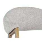 Burgos Dining Armchair - Belfast Heather Grey 106693 106693 BURGOS DINING ARMCHAIR BELFAST HEATHER GREY 7