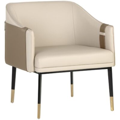 Accent Chairs Burlington - Modern Living 106724 CARTER LOUNGE CHAIR NAPA BEIGE NAPA TAN