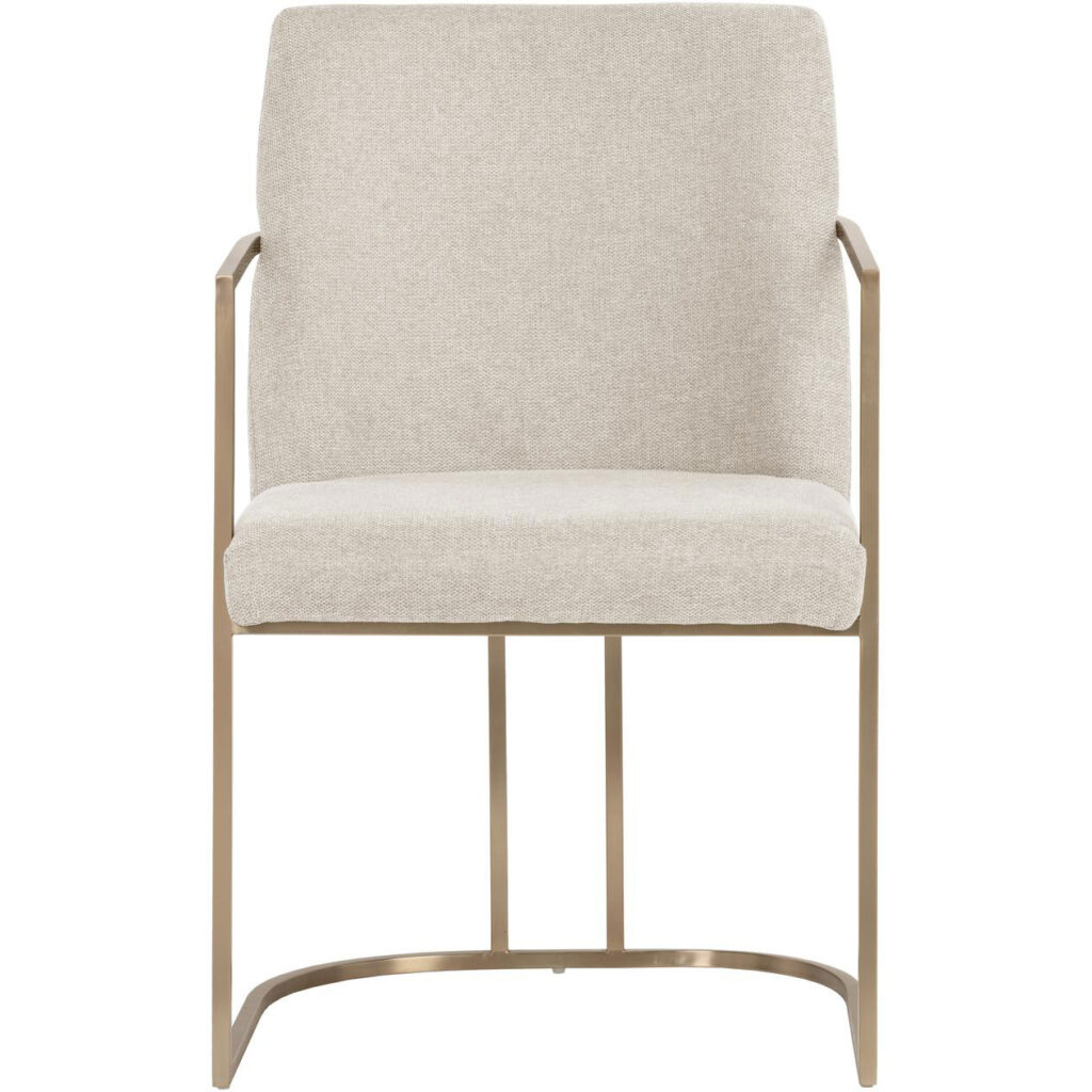 Rayla Dining Armchair - Belfast Oatmeal - Image 2
