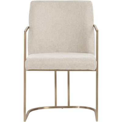 Rayla Dining Armchair - Belfast Oatmeal 106727 106727 RAYLA DINING ARMCHAIR BELFAST OATMEAL 1