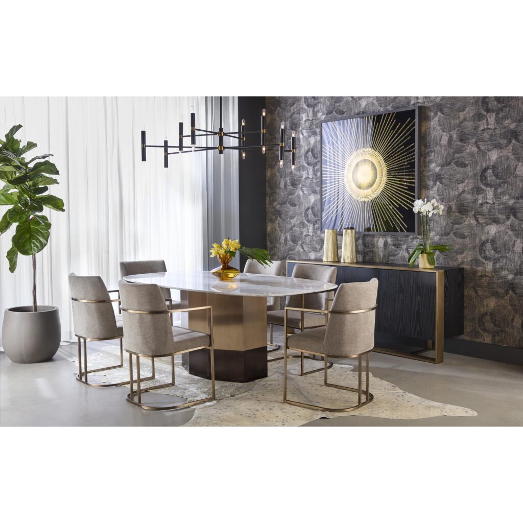 Rayla Dining Armchair - Belfast Oatmeal - Image 9