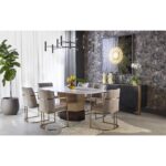 Rayla Dining Armchair - Belfast Oatmeal 106727 106727 RAYLA DINING ARMCHAIR BELFAST OATMEAL 10