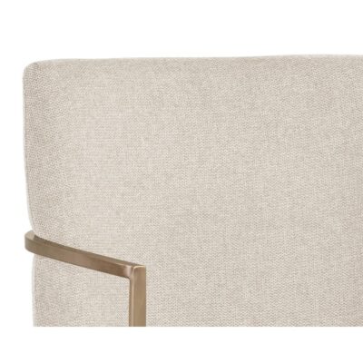 Rayla Dining Armchair - Belfast Oatmeal 106727 106727 RAYLA DINING ARMCHAIR BELFAST OATMEAL 7