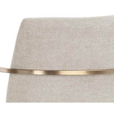 Rayla Dining Armchair - Belfast Oatmeal 106727 106727 RAYLA DINING ARMCHAIR BELFAST OATMEAL 8