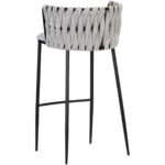 Sarai Barstool - Belfast Heather Grey 106729 106729 SARAI BARSTOOL BELFAST HEATHER GREY 3