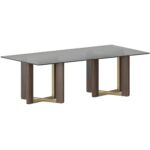 Rejane Dining Table Base - Gold - Raw Umber 106874 106874 108952 1