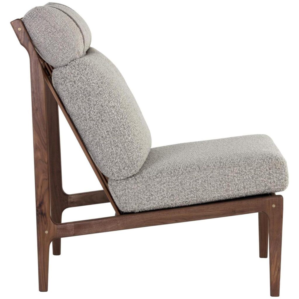 Elanor Lounge Chair - Walnut - Altro Cappuccino - Image 3
