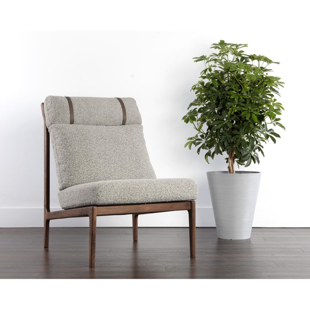 Elanor Lounge Chair - Walnut - Altro Cappuccino - Image 5