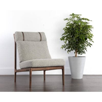 Elanor Lounge Chair - Walnut - Altro Cappuccino 11 Elanor Lounge Chair - Walnut - Altro Cappuccino 107099 107099 ELANOR LOUNGE CHAIR 5