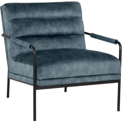 Accent Chairs Burlington - Modern Living 107141 TRISTEN LOUNGE CHAIR NONO PETROL