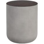 Diaz End Table - Grey - Wood Grain Brown 107197 107197 DIAZ END TABLE GREY WOOD GRAIN BROWN 1