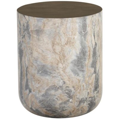 Diaz End Table - Marble Look - Antique Brass 8 Diaz End Table - Marble Look - Antique Brass 107199 107199 DIAZ END TABLE MARBLE LOOK ANTIQUE BRASS 1