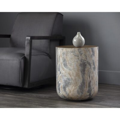 Diaz End Table - Marble Look - Antique Brass 10 Diaz End Table - Marble Look - Antique Brass 107199 107199 DIAZ END TABLE MARBLE LOOK ANTIQUE BRASS 5