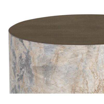 Diaz End Table - Marble Look - Antique Brass 11 Diaz End Table - Marble Look - Antique Brass 107199 107199 DIAZ END TABLE MARBLE LOOK ANTIQUE BRASS 6
