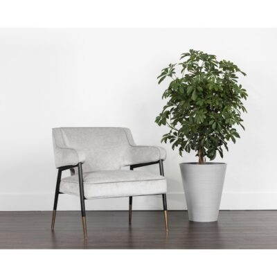 Derome Lounge Chair - Polo Club Stone 12 Derome Lounge Chair - Polo Club Stone 107315 107315 DEROME LOUNGE CHAIR POLO CLUB STONE 5