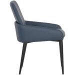 Carlo Dining Armchair - Black - Dillon Thunder 107434 107434 CARLO DINING ARMCHAIR BLACK DILLON THUNDER 2