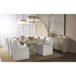 Glenrose Wheeled Dining Chair - Effie Linen 107449 107449 GLENROSE WHEELED DINING CHAIR EFFIE LINEN 10