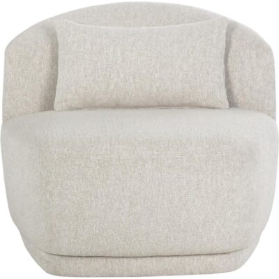 Soraya Swivel Armless Chair - Dove Cream 10 Soraya Swivel Armless Chair - Dove Cream 107454 107454 SORAYA SWIVEL ARMLESS CHAIR DOVE CREAM 1