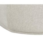Soraya Swivel Armless Chair - Dove Cream 107454 107454 SORAYA SWIVEL ARMLESS CHAIR DOVE CREAM 8