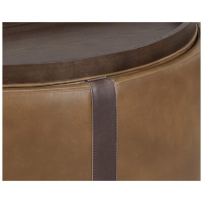 Borelli Wheeled Storage Ottoman - Tobacco Tan / Autumn Chestnut 14 Borelli Wheeled Storage Ottoman - Tobacco Tan / Autumn Chestnut 107522V 107522V 7