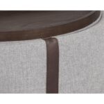 Borelli Wheeled Storage Ottoman - Belfast Heather Grey / Autumn Chestnut 107523 107523 BORELLI WHEELED STORAGE OTTOMAN BELFAST HEATHER GREY AUTUMN CHESTNUT 6