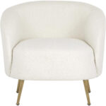 Clea Lounge Chair - Altro White 107571 107571 CLEA LOUNGE CHAIR ALTRO WHITE 1