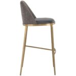 Dover Barstool - Bravo Portabella / Sparrow Grey 107574 107574 DOVER BARSTOOL BRAVO PORTABELLA SPARROW GREY 2