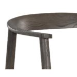 Jeremy Dining Armchair - Dark Brown - Belfast Heather Grey 107577 107577 JEREMY DINING ARMCHAIR DARK BROWN BELFAST HEATHER GREY 7