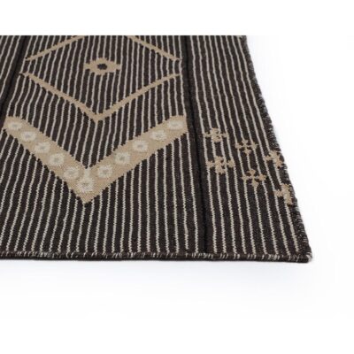 Asana Hand-Woven Rug - Black / Tan - 5' X 8' 7 Asana Hand-Woven Rug - Black / Tan - 5' X 8' 107610 107610 ASANA HAND WOVEN RUG CHARCOAL BEIGE 5 X 8 6