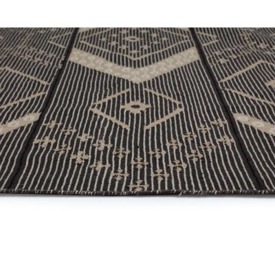 Asana Hand-Woven Rug - Black / Tan - 5' X 8' 9 Asana Hand-Woven Rug - Black / Tan - 5' X 8' 107610 107610 ASANA HAND WOVEN RUG CHARCOAL BEIGE 5 X 8 8