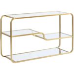 Silvia Console Table 107633 107633 SILVIA LOW BOOKCASE 1