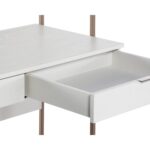 Ambrose Modular Wall Desk - Champagne Gold - Cream 107643 107643 AMBROSE MODULAR WALL DESK CHAMPAGNE GOLD CREAM 8