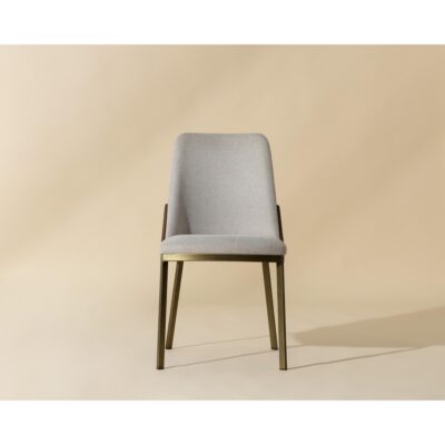 Marie Dining Chair - Belfast Oatmeal / Bravo Cognac 107647 107647 MARIE DINING CHAIR BELFAST OATMEAL BRAVO COGNAC 1