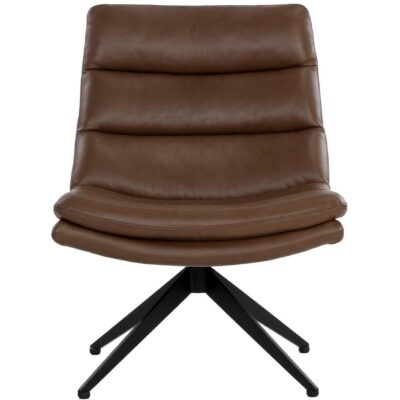 Keller Swivel Lounge Chair - Missouri Mahogany Leather 10 Keller Swivel Lounge Chair - Missouri Mahogany Leather 107702 107702 KELLER SWIVEL LOUNGE CHAIR MISSOURI MAHOGANY LEATHER 1