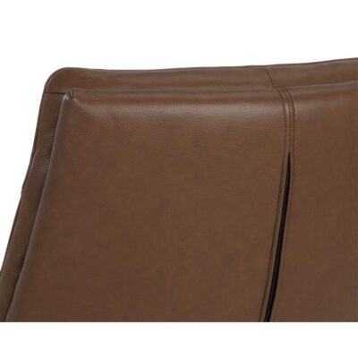 Keller Swivel Lounge Chair - Missouri Mahogany Leather 16 Keller Swivel Lounge Chair - Missouri Mahogany Leather 107702 107702 KELLER SWIVEL LOUNGE CHAIR MISSOURI MAHOGANY LEATHER 8