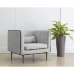 Batavia Armchair - Belfast Heather Grey 107745 107745 BATAVIA ARMCHAIR BELFAST HEATHER GREY 5