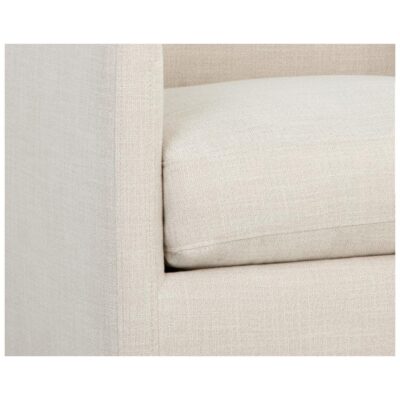 Portman Swivel Lounge Chair - Effie Linen 107767V 107767V 6