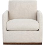 Portman Swivel Lounge Chair - Effie Linen 107767 107767 PORTMAN SWIVEL LOUNGE CHAIR EFFIE LINEN 1