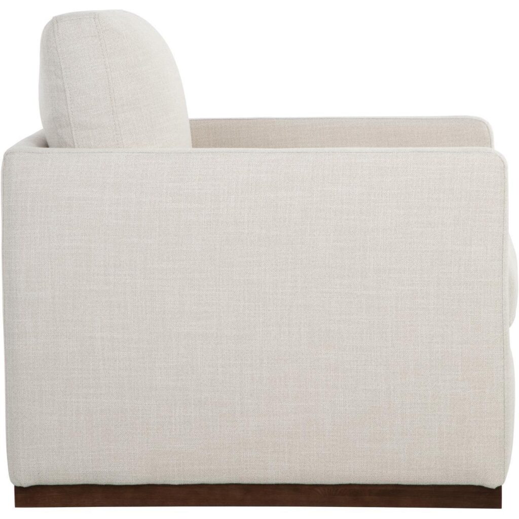 Portman Swivel Lounge Chair - Effie Linen - Image 3