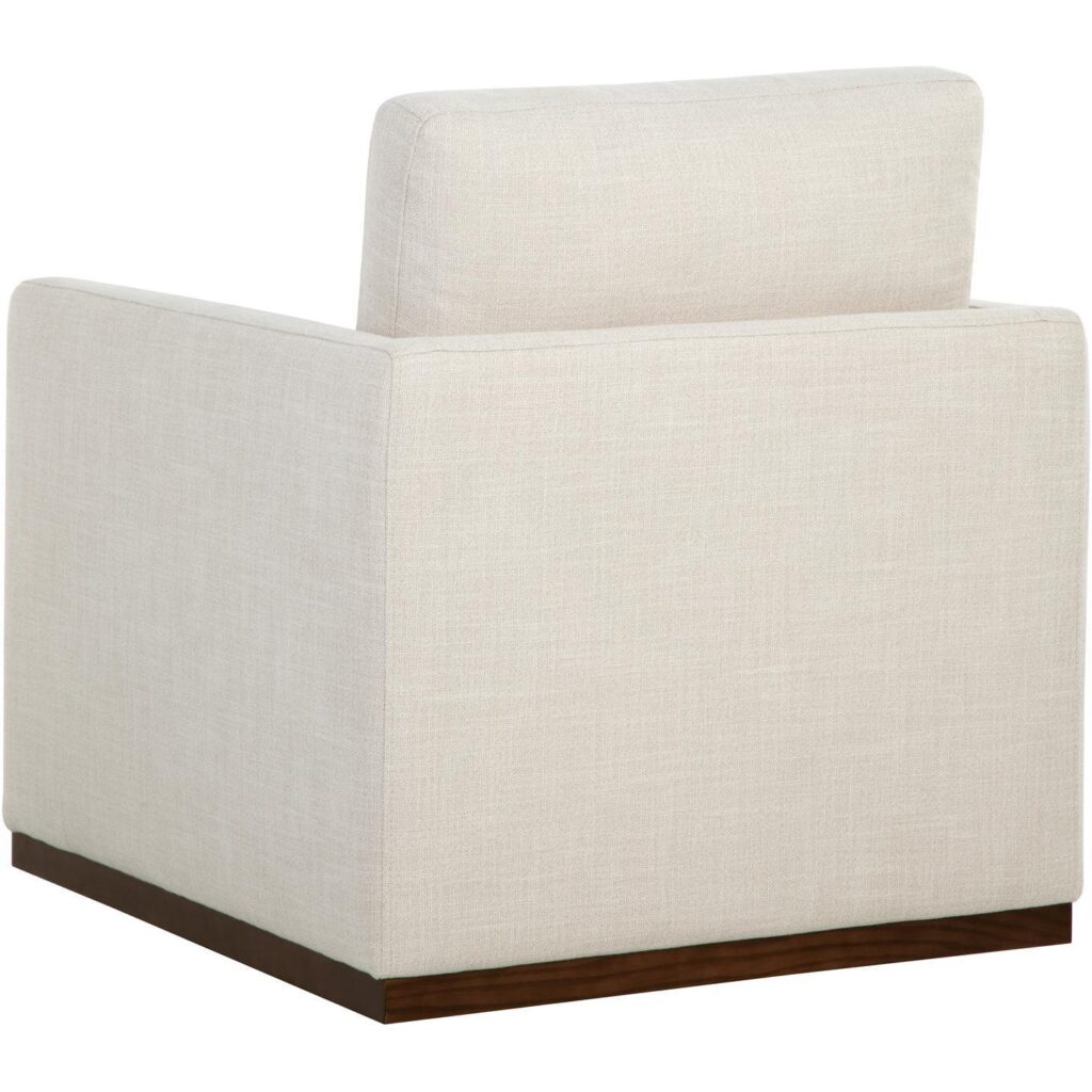 Portman Swivel Lounge Chair - Effie Linen - Image 4