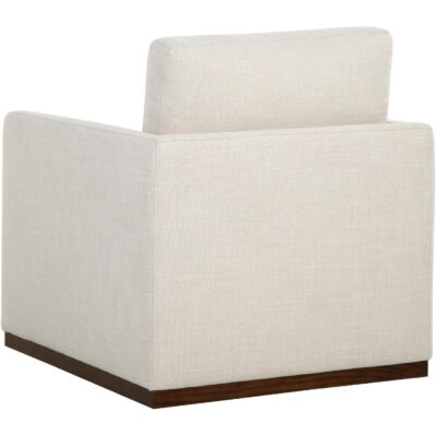 Portman Swivel Lounge Chair - Effie Linen 107767 107767 PORTMAN SWIVEL LOUNGE CHAIR EFFIE LINEN 3