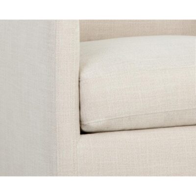 Portman Swivel Lounge Chair - Effie Linen 107767 107767 PORTMAN SWIVEL LOUNGE CHAIR EFFIE LINEN 6
