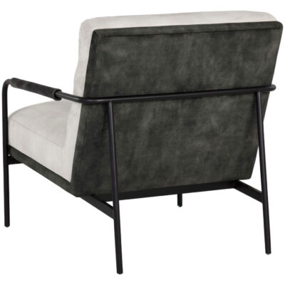 Tristen Lounge Chair - Nono Cream / Nono Dark Green 107777 107777 TRISTEN LOUNGE CHAIR NONO CREAM NONO DARK GREEN 3