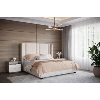 Kayden Nightstand - Oyster Shagreen 17 Kayden Nightstand - Oyster Shagreen 107821 107821 KAYDEN NIGHTSTAND 12