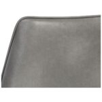 Renee Stackable Dining Chair - Antique Brass - Belfast Heather Grey / Bravo Metal 107880 107880 RENEE STACKABLE DINING CHAIR BELFAST HEATHER GREY BRAVO ASH 8