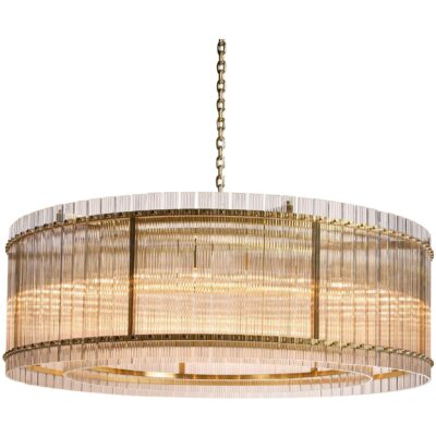Kore Chandelier - Large - Brass - Clear