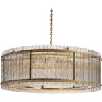 Kore Chandelier - Large - Brass - Clear 107929 107929 KORE CHANDELIER LARGE BRASS CLEAR 1